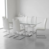 Brunella Modern Glass Dining Set | Tampa, Orlando & Fort Myers | From $999