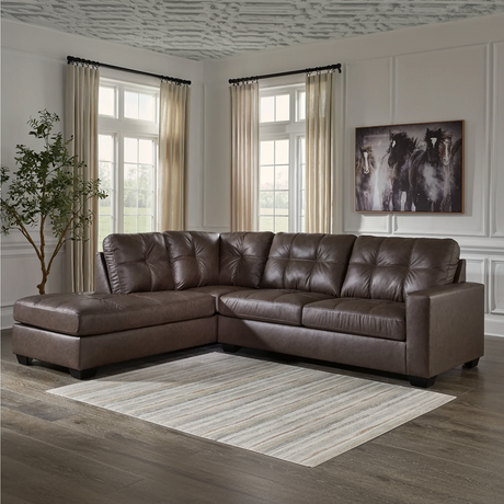 Barlin Mills Sectional with Chaise - Tampa Furniture Store