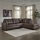 Barlin Mills Sectional with Chaise - Tampa Furniture Store