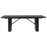 Catherine - Rectangular Wood Dining Table - Black