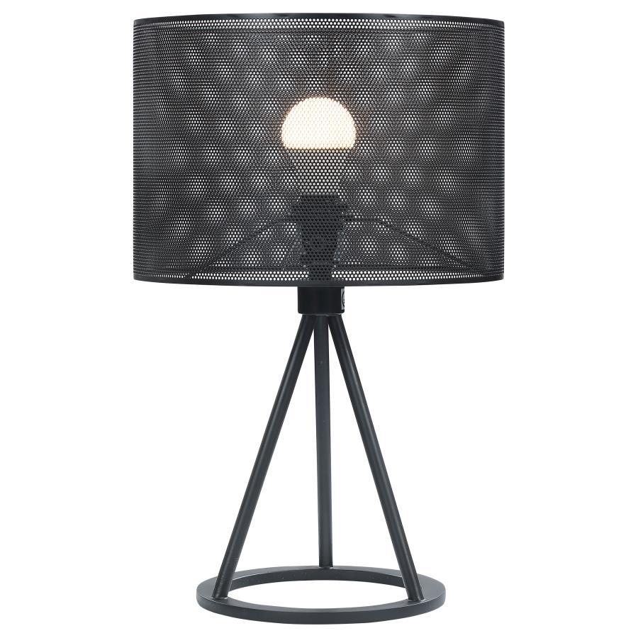 Chapin - Metal Mesh Shade Table Lamp - Matte Black