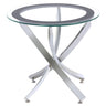 Brooke - Glass Top End Table