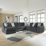 Midnight-Madness Corduroy Sectional Set | Tampa, Orlando & Fort Myers | From $1,199
