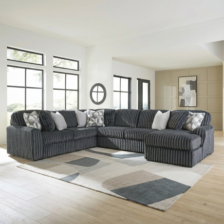 Midnight-Madness Corduroy Sectional Set | Tampa, Orlando & Fort Myers | From $1,199