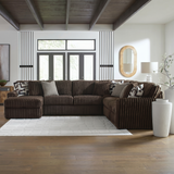 Midnight-Madness Corduroy Sectional Set | Tampa, Orlando & Fort Myers | From $1,199