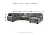 Birkdale Court Sectional with Chaise - Furniture Store