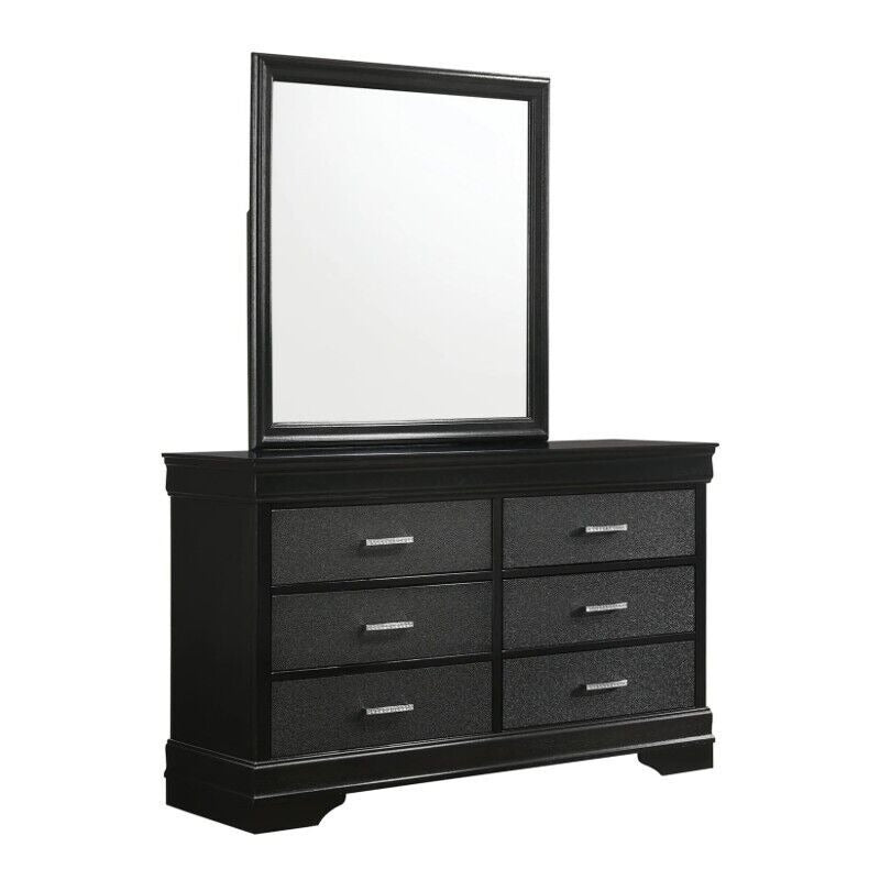 Amalia Black or White Bedroom Set | Tampa, Orlando & Fort Myers | 4-Piece Set