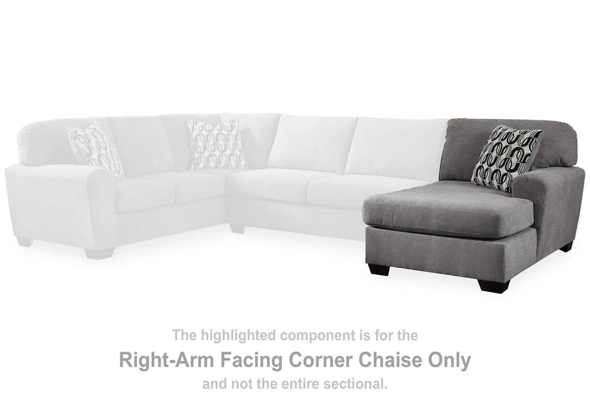 Birkdale Court Sectional with Chaise - Furniture Store