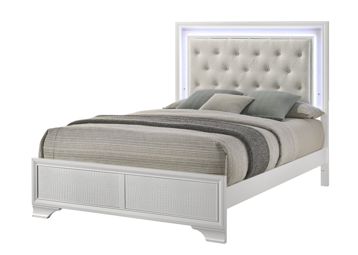 Lyssa Glam Modern LED Bedroom Set | Tampa, Orlando & Fort Myers Store