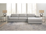 Amiata Leather Sectional with Chaise - Furniture Store
