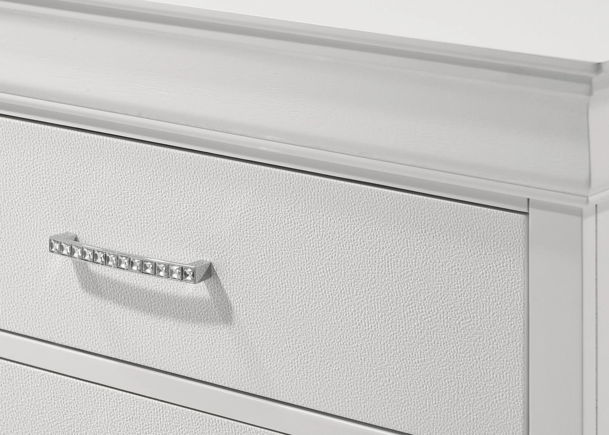 Amalia Black or White Bedroom Set | Tampa, Orlando & Fort Myers | 4-Piece Set