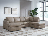 Amuleto Leather Sectional with Chaise - Furniture Store