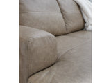 Amuleto Leather Sectional with Chaise - Furniture Store