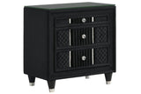 Armany Black Velvet Bedroom Set | Tampa, Orlando & Fort Myers | Modern 4-Piece Set