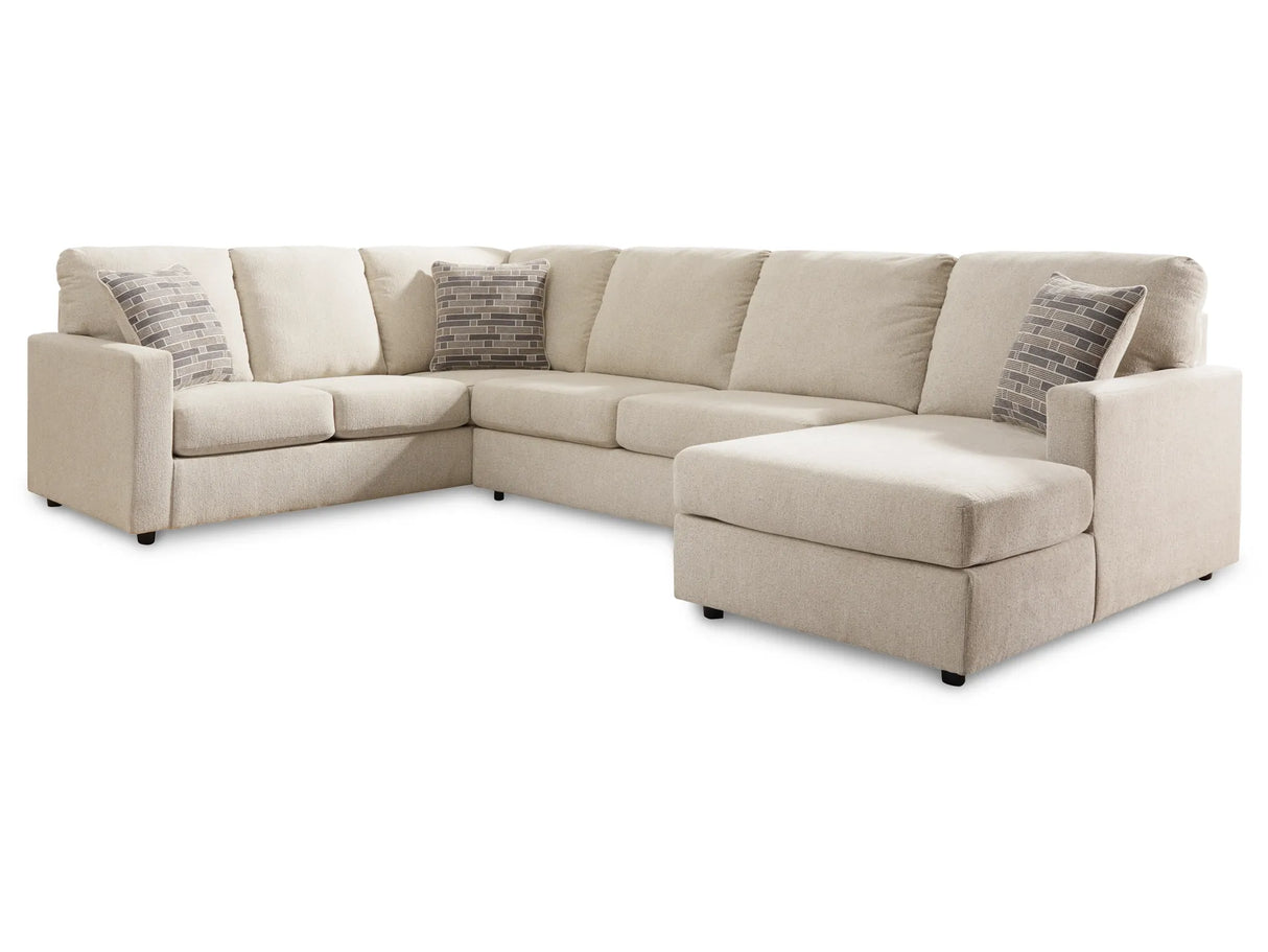 Edenfield Sectional with Chaise - Furniture Store