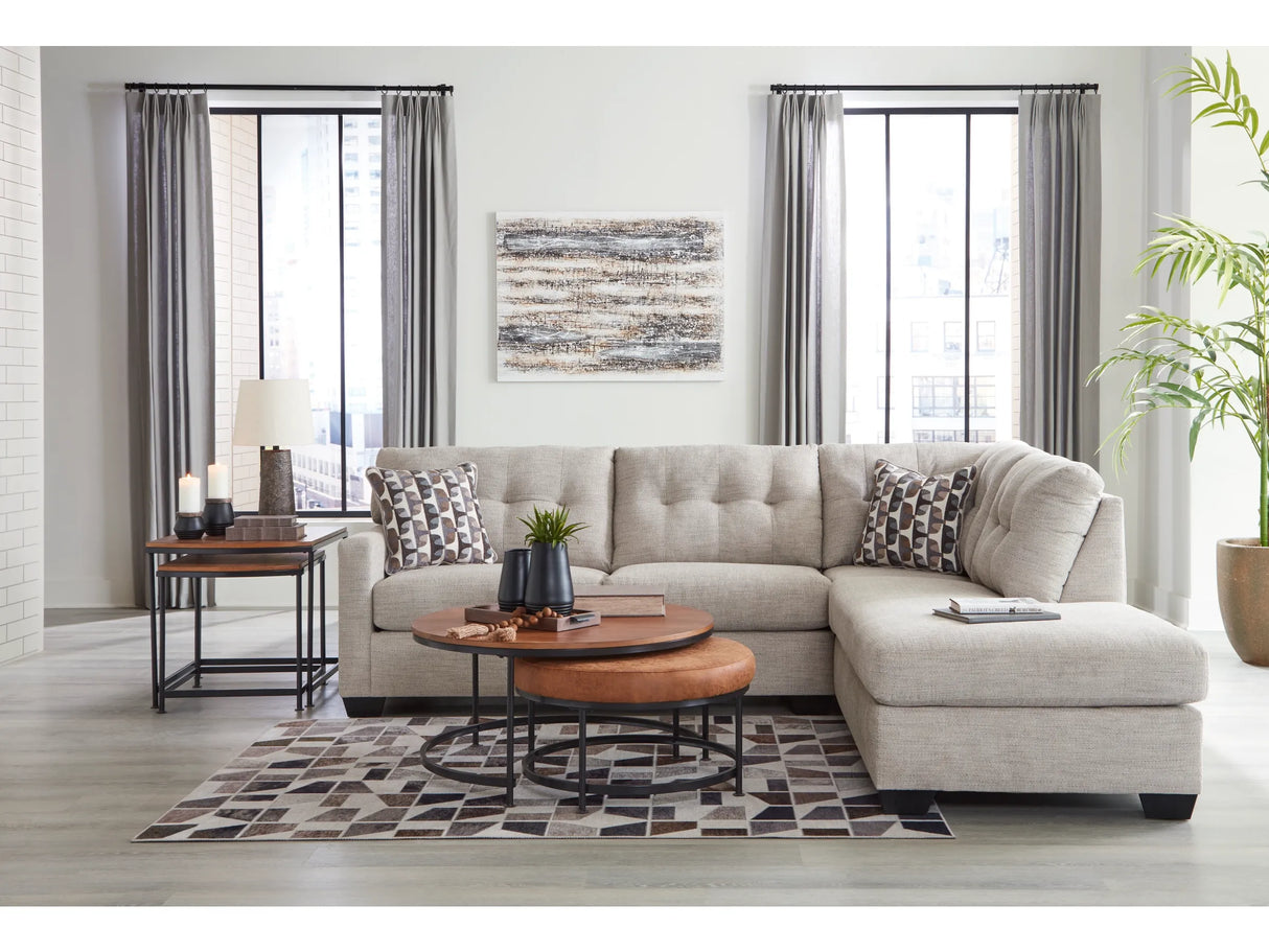 Mahoney Sectional with Chaise - Furniture Store