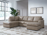 Amuleto Leather Sectional with Chaise - Furniture Store