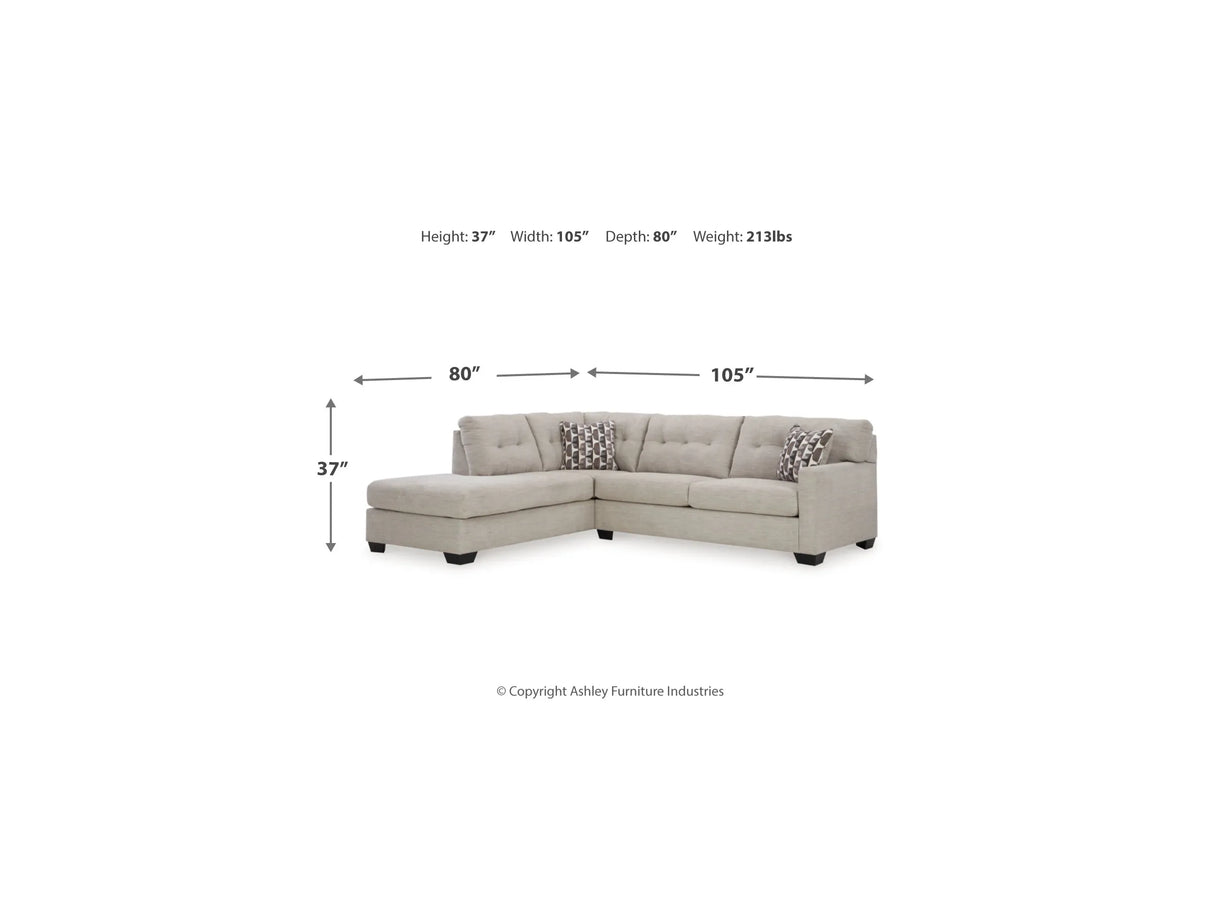 Mahoney Sectional with Chaise - Furniture Store