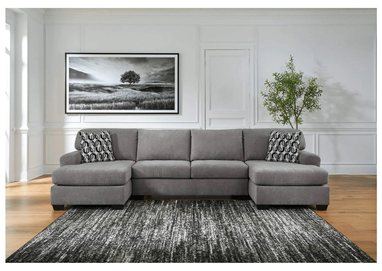 Birkdale Court Sectional with Chaise - Furniture Store