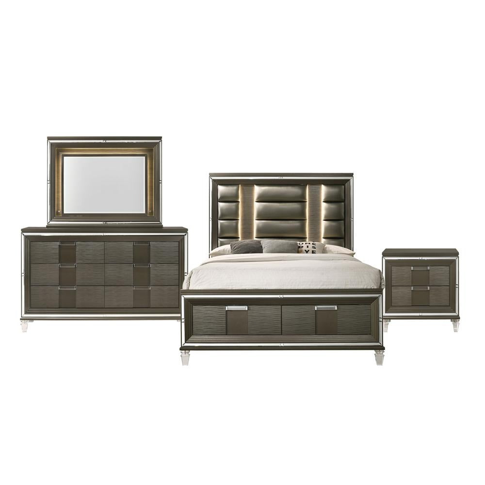 Gina Modern Storage Bedroom Set | Tampa, Orlando & Fort Myers Store | From $1,799