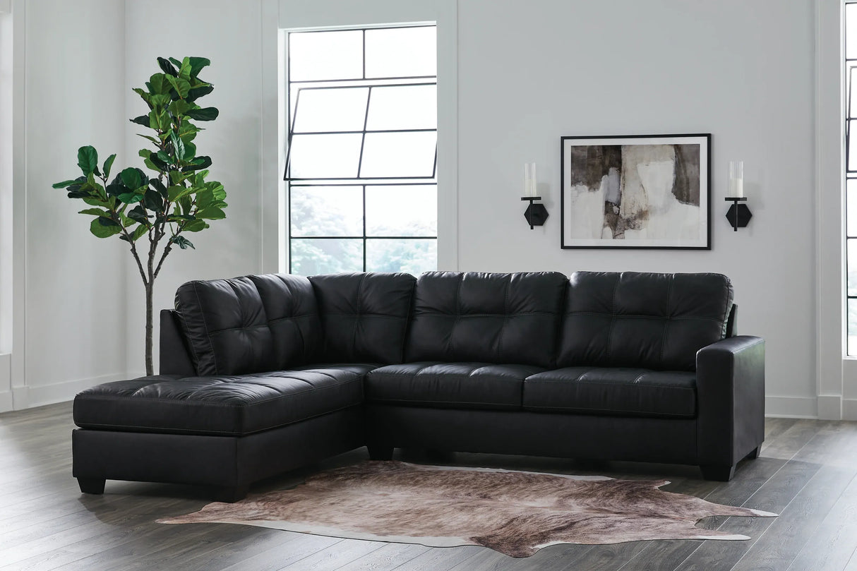 Barlin Mills Sectional with Chaise - Tampa Furniture Store