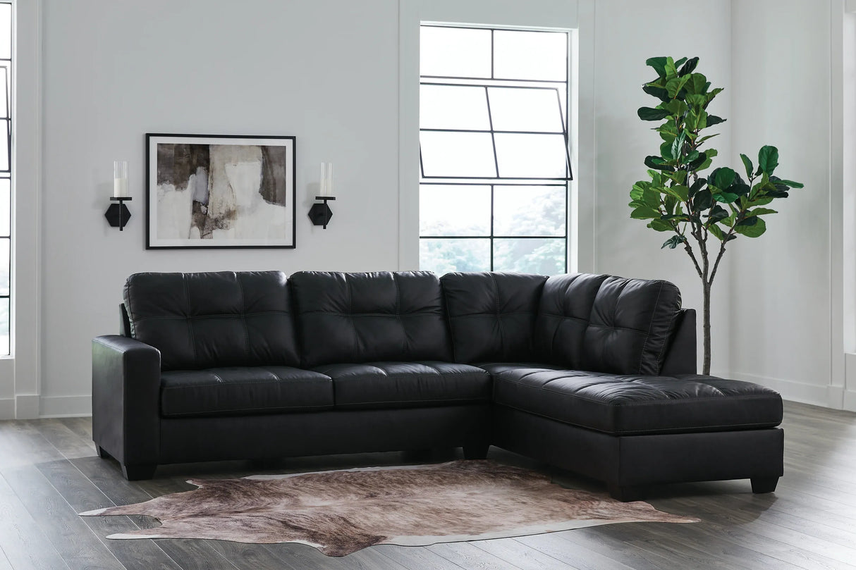 Barlin Mills Sectional with Chaise - Tampa Furniture Store