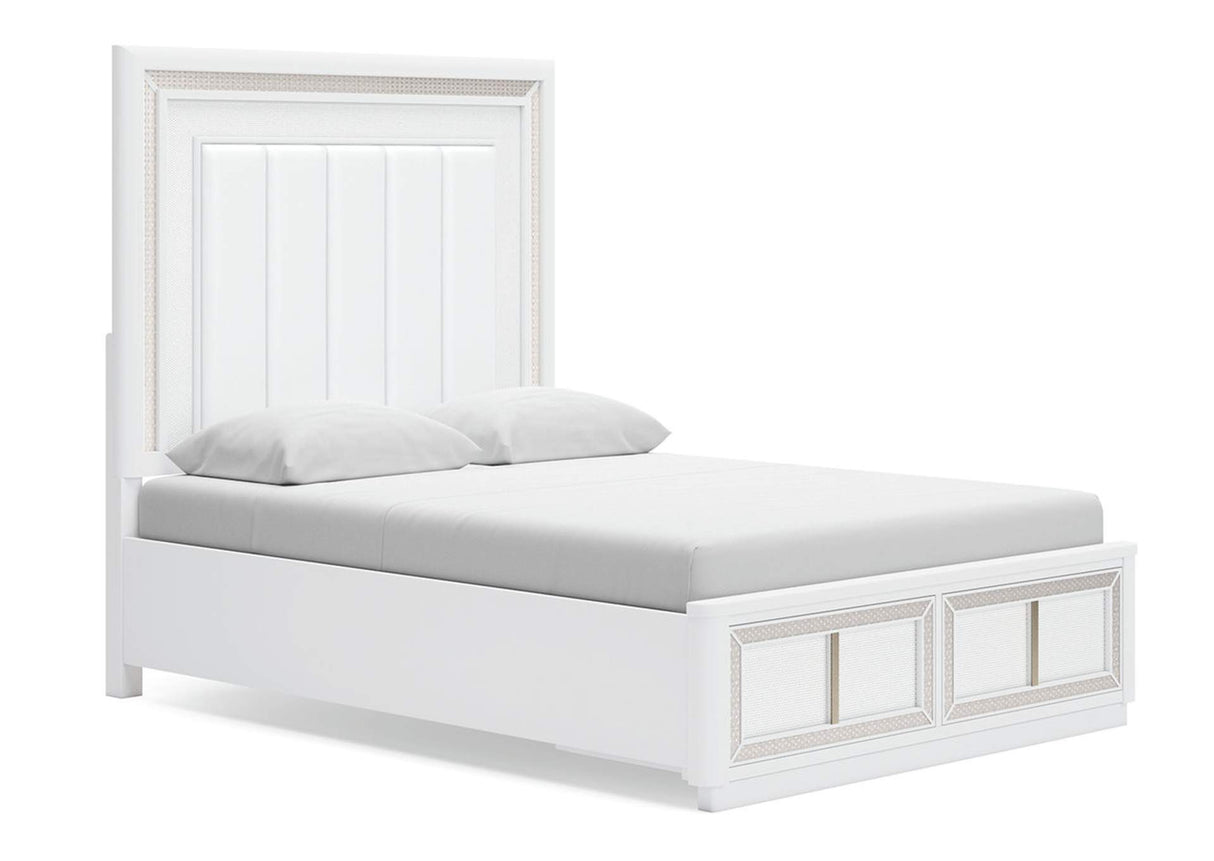 Chalanna Modern LED Storage Bedroom Set | Tampa, Orlando & Fort Myers Store