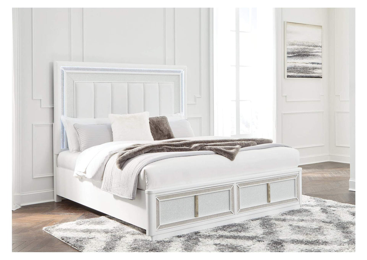 Chalanna Modern LED Storage Bedroom Set | Tampa, Orlando & Fort Myers Store