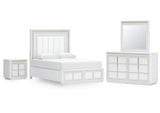 Chalanna Modern LED Storage Bedroom Set | Tampa, Orlando & Fort Myers Store