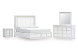 Chalanna Modern LED Storage Bedroom Set | Tampa, Orlando & Fort Myers Store