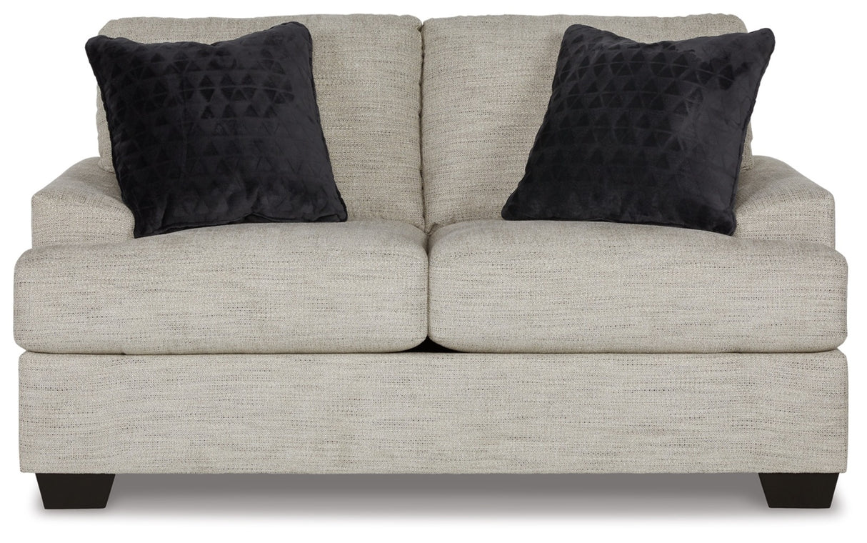 Vayda Sofa and Loveseat in Pebble | Modern Living Room Set in Tampa, Orlando & Fort Myers