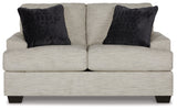 Vayda Sofa and Loveseat in Pebble | Modern Living Room Set in Tampa, Orlando & Fort Myers