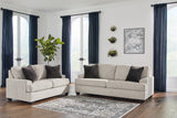 Vayda Sofa and Loveseat in Pebble | Modern Living Room Set in Tampa, Orlando & Fort Myers