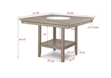 Fulton Marble Counter Height Set with Lazy Susan | Tampa, Orlando & Fort Myers | $999