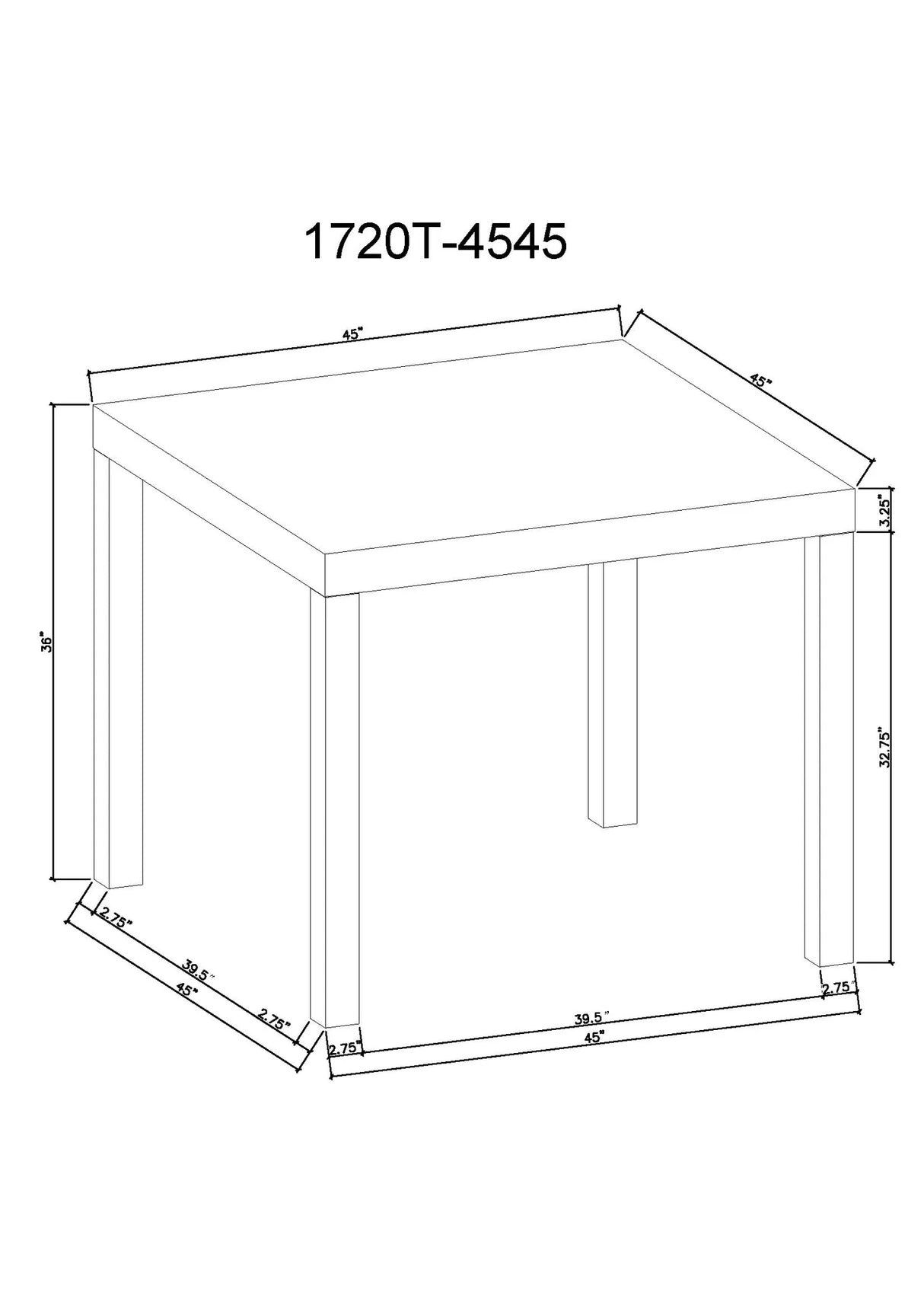 Vega 5-Piece Faux Marble Dining Set | Tampa, Orlando & Fort Myers Store