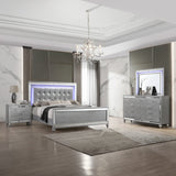 Valentino White & Silver Bedroom Set | Tampa, Orlando & Fort Myers Store